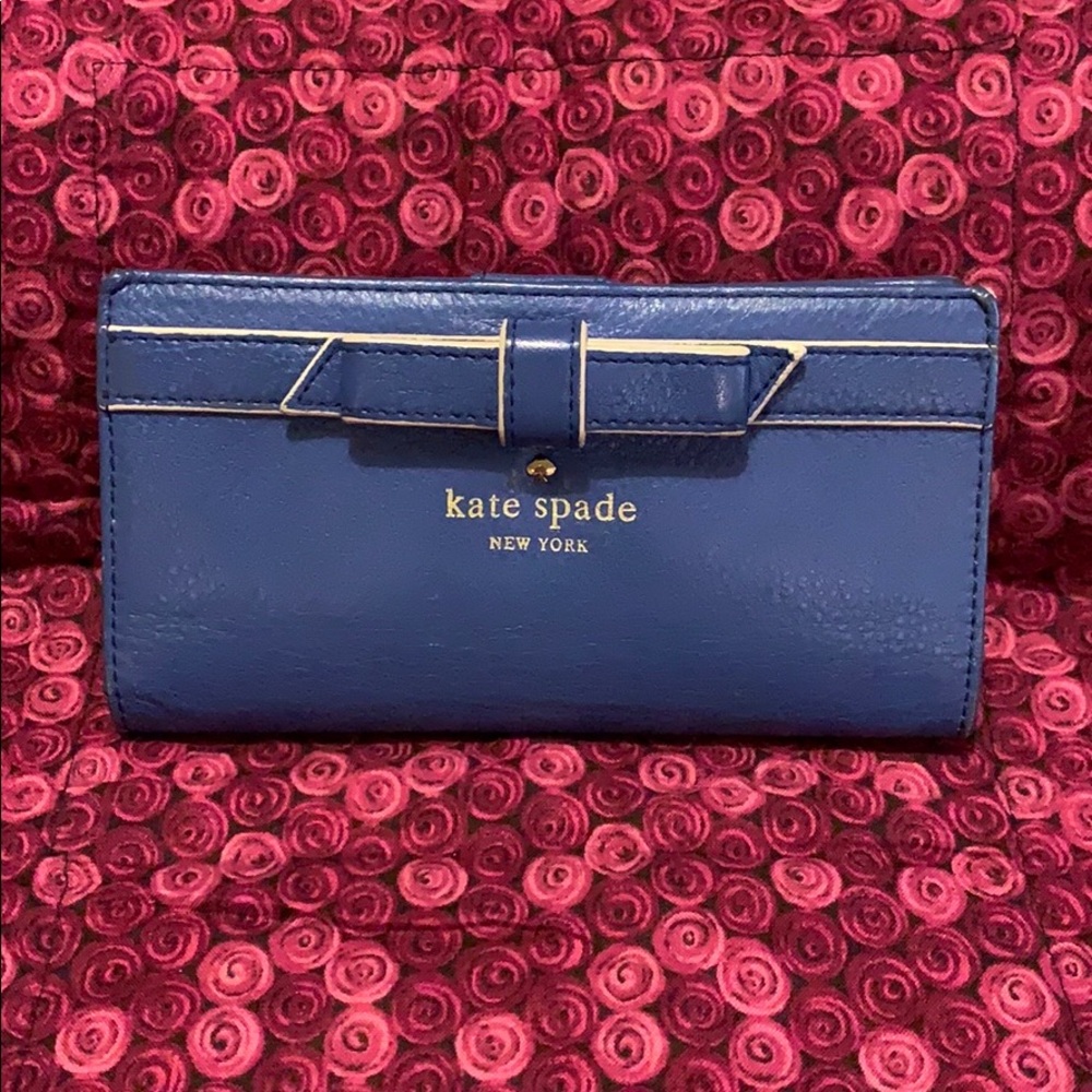 Kate Spade ♠️ royal blue wallet